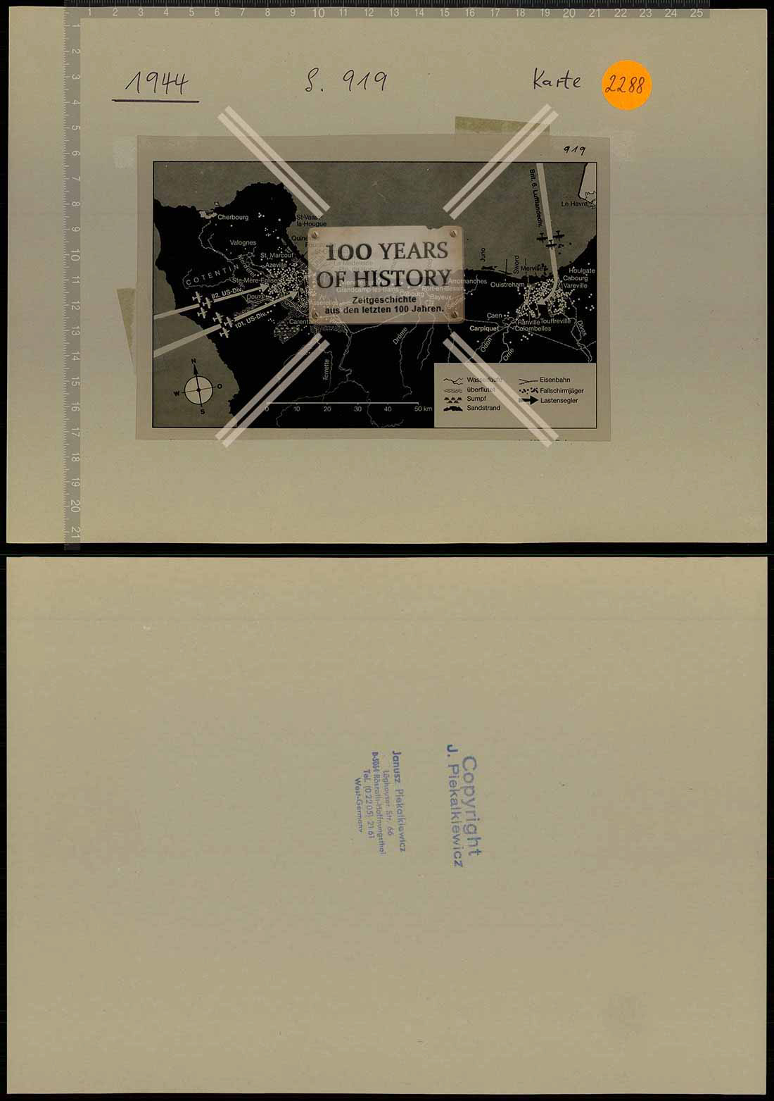 Truppenkarte Folie aus Archiv Janusz Piekakiewicz 1939 - 45 G2020-04-21-405