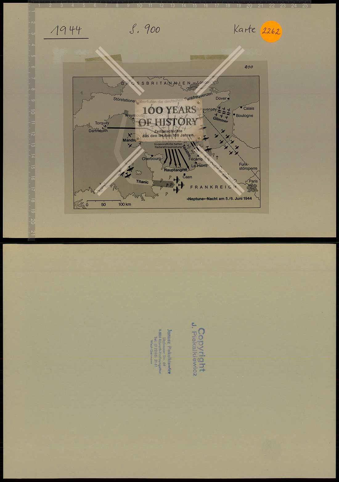 Truppenkarte Folie aus Archiv Janusz Piekakiewicz 1939 - 45 G2020-04-21-407