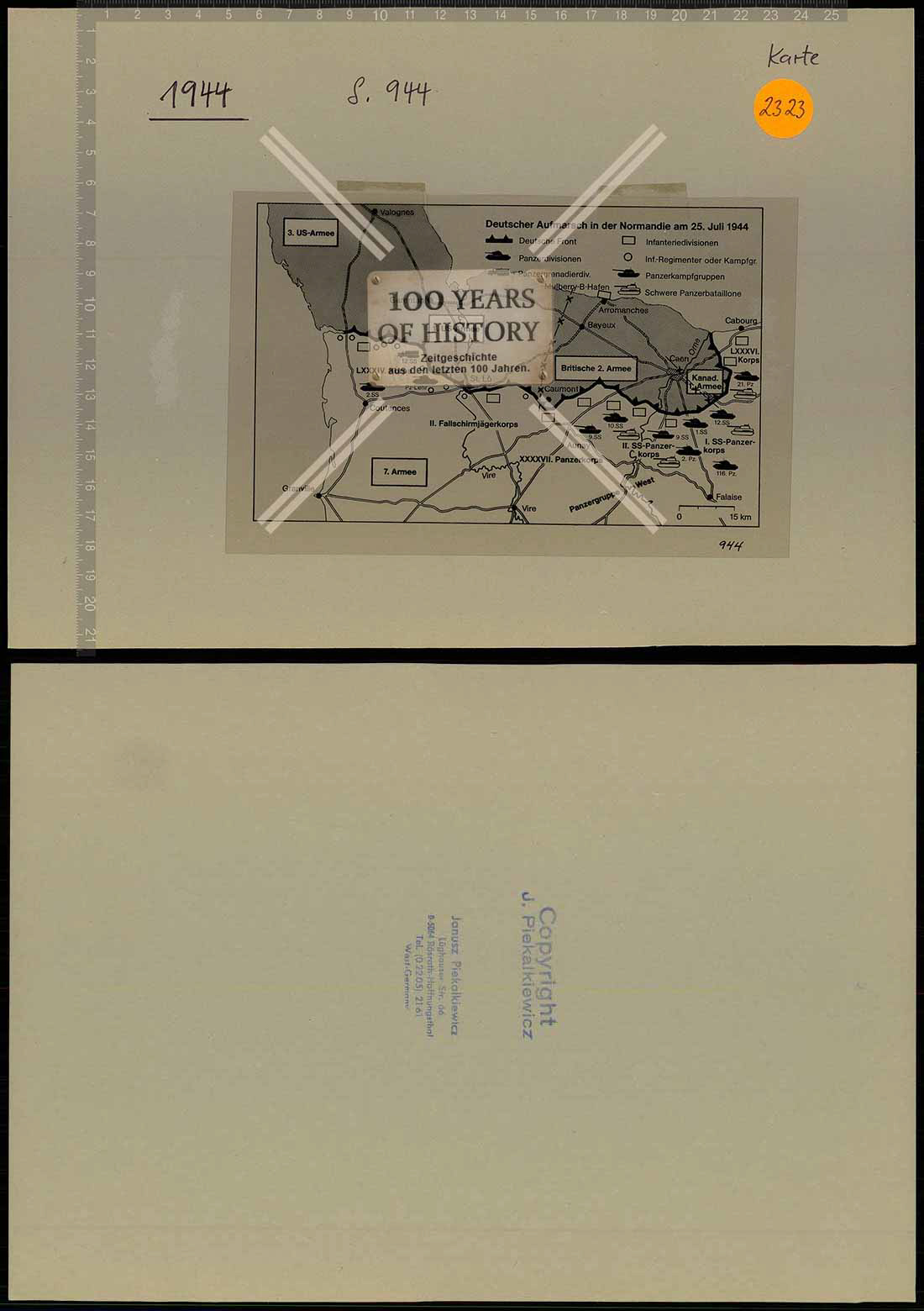 Truppenkarte Folie aus Archiv Janusz Piekakiewicz 1939 - 45 G2020-04-21-410