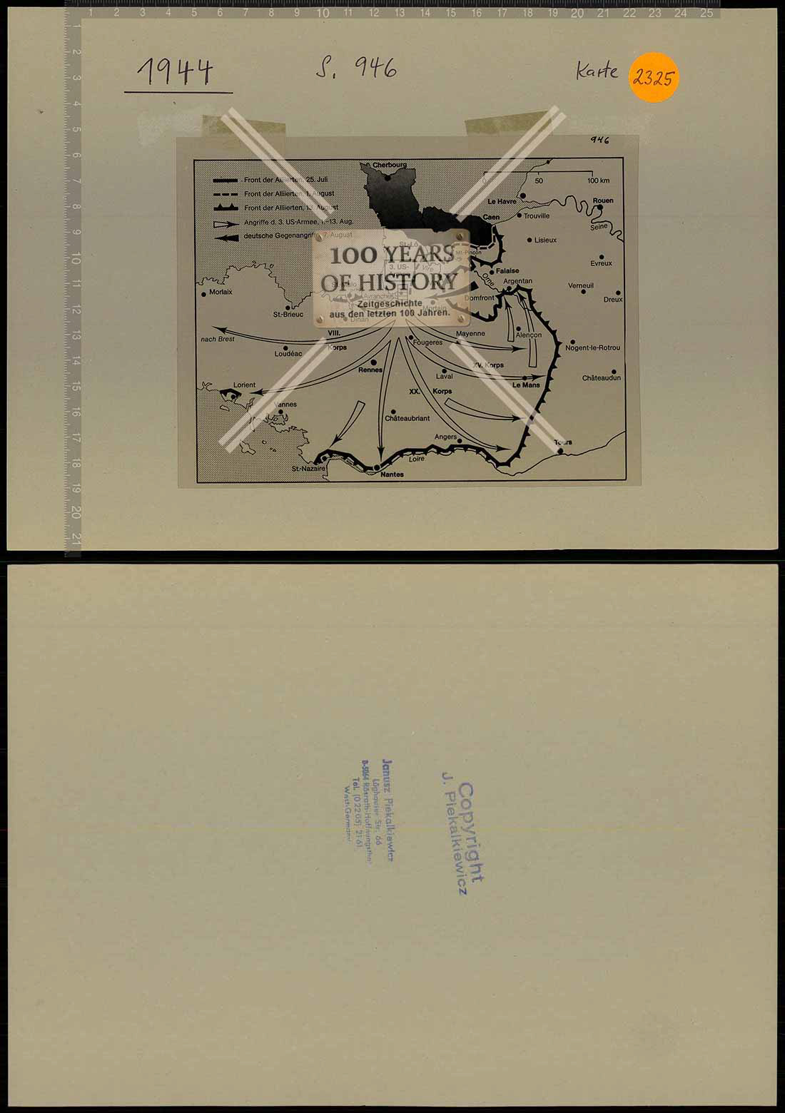 Truppenkarte Folie aus Archiv Janusz Piekakiewicz 1939 - 45 G2020-04-21-411