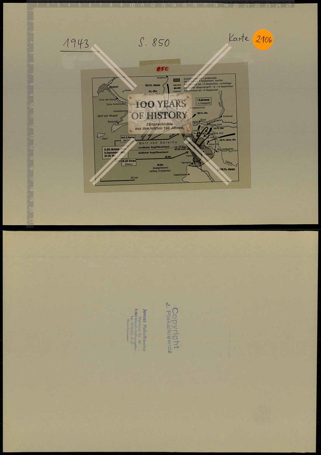 Truppenkarte Folie aus Archiv Janusz Piekakiewicz 1939 - 45 G2020-04-21-419