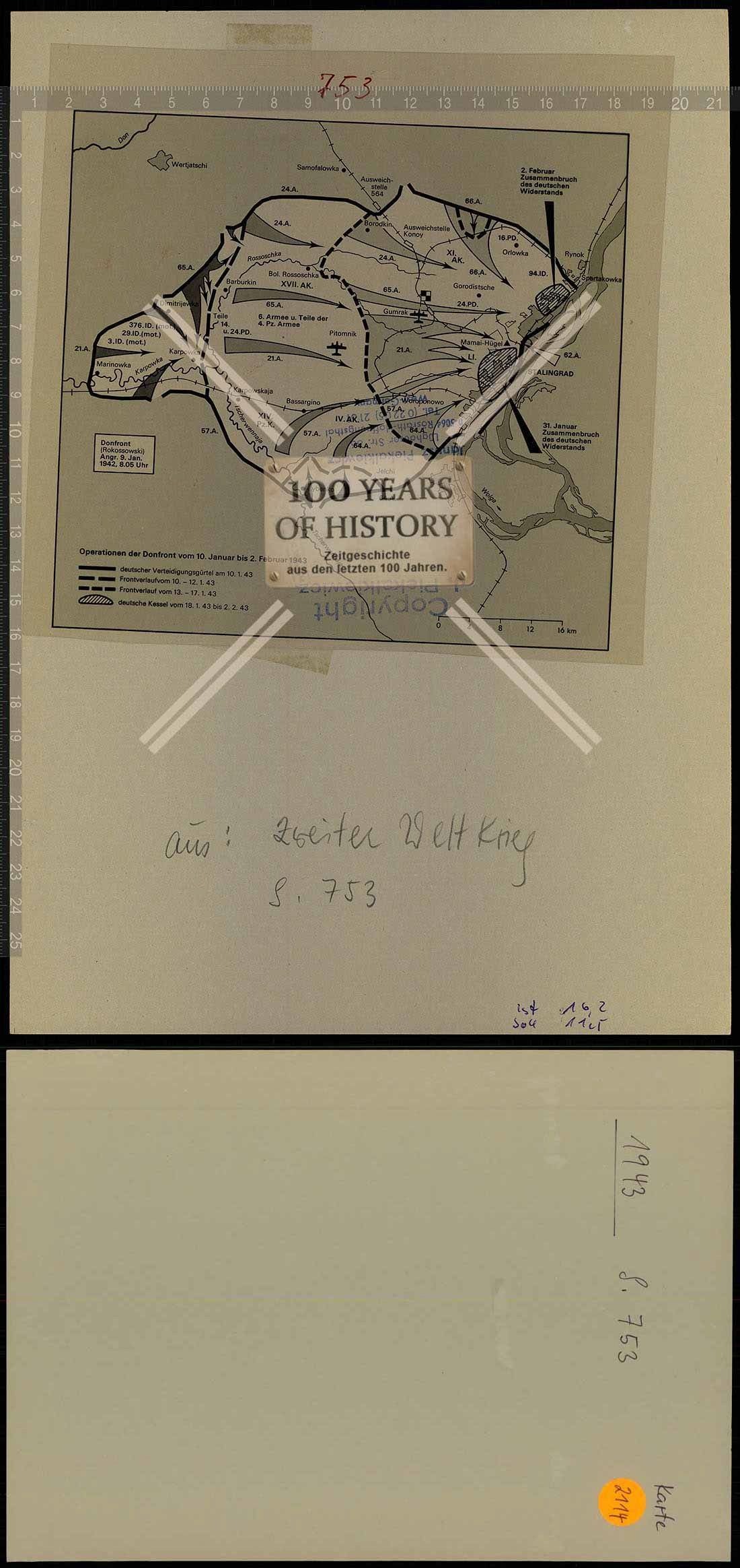 Truppenkarte Folie aus Archiv Janusz Piekakiewicz 1939 - 45 G2020-04-21-421