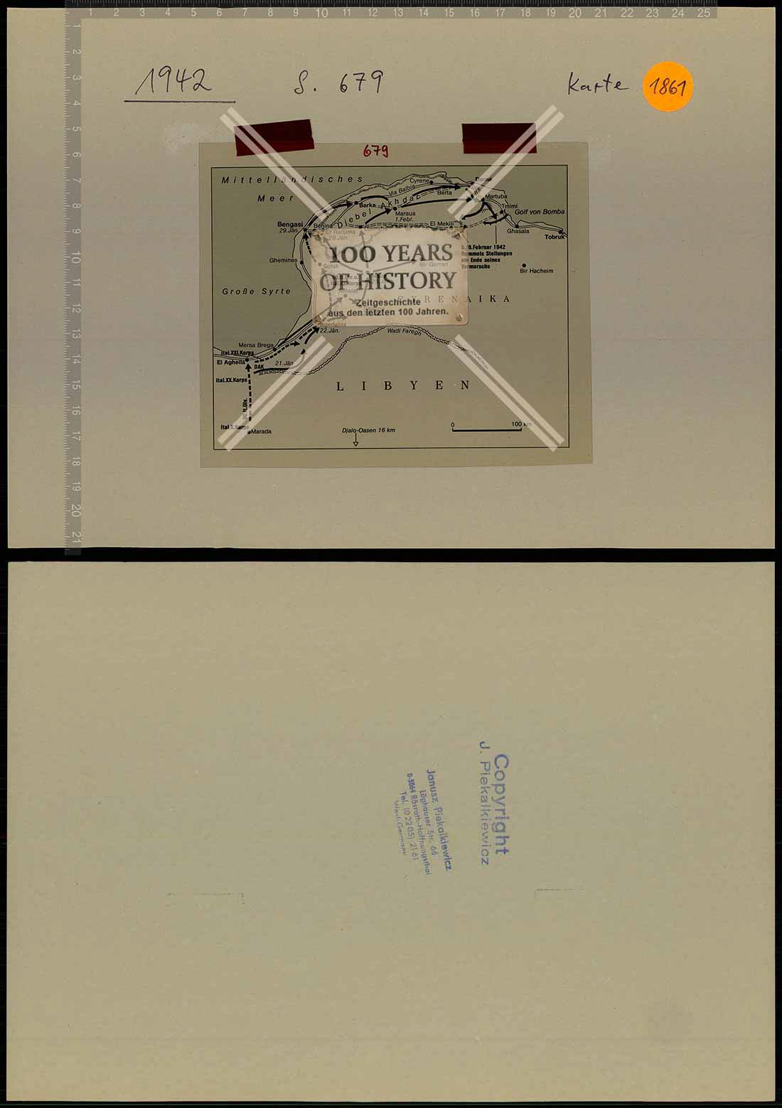 Truppenkarte Folie aus Archiv Janusz Piekakiewicz 1939 - 45 G2020-04-21-422
