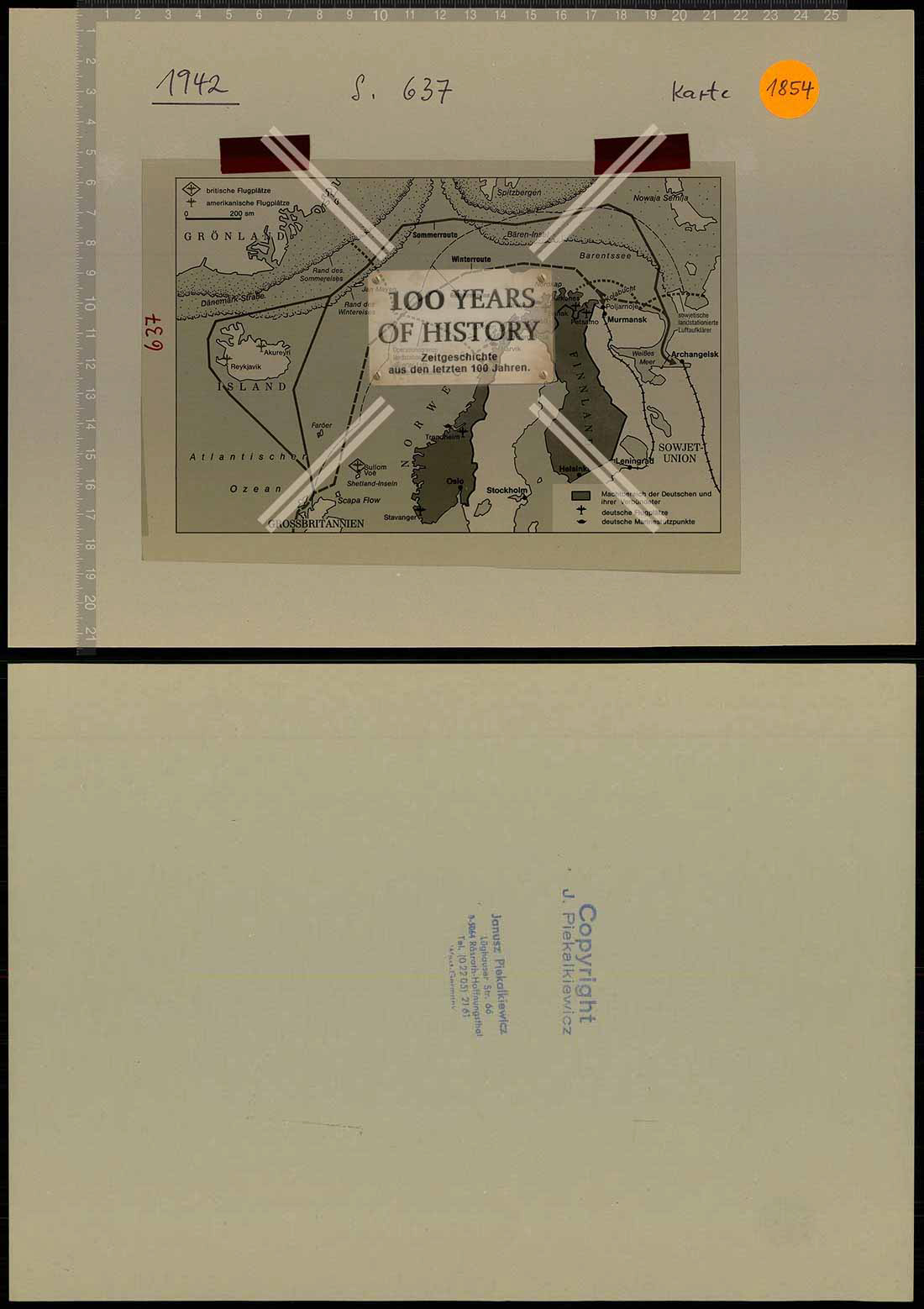 Truppenkarte Folie aus Archiv Janusz Piekakiewicz 1939 - 45 G2020-04-21-429
