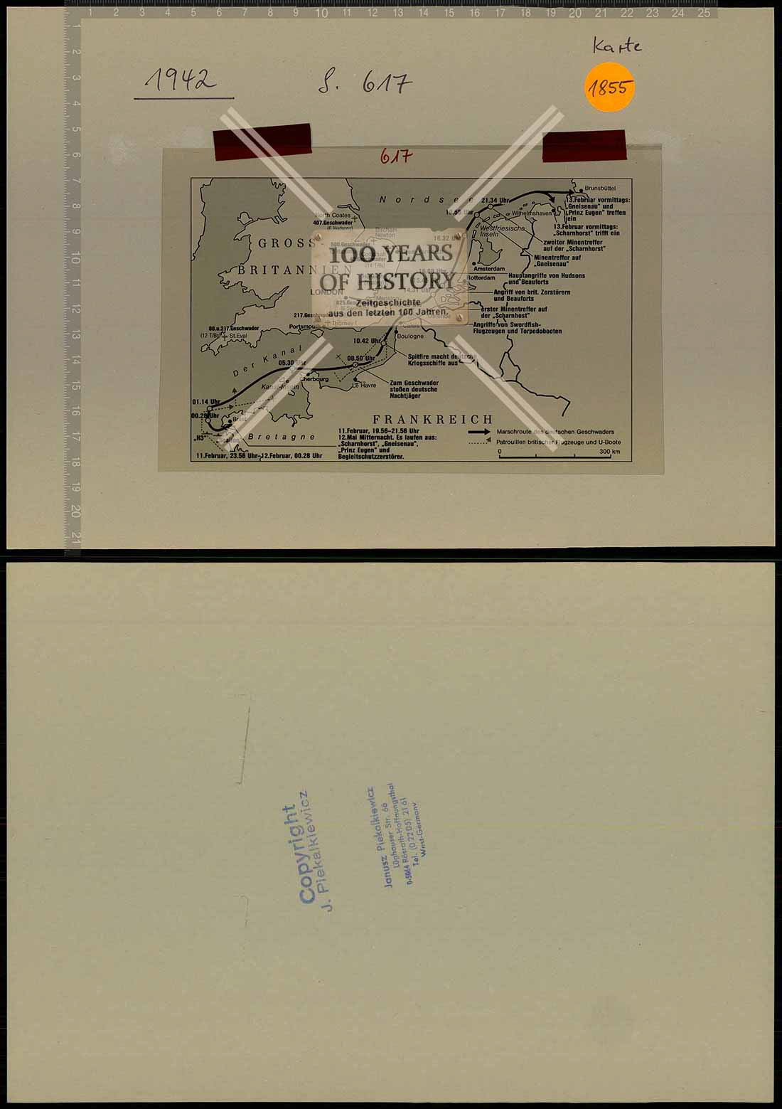 Truppenkarte Folie aus Archiv Janusz Piekakiewicz 1939 - 45 G2020-04-21-430