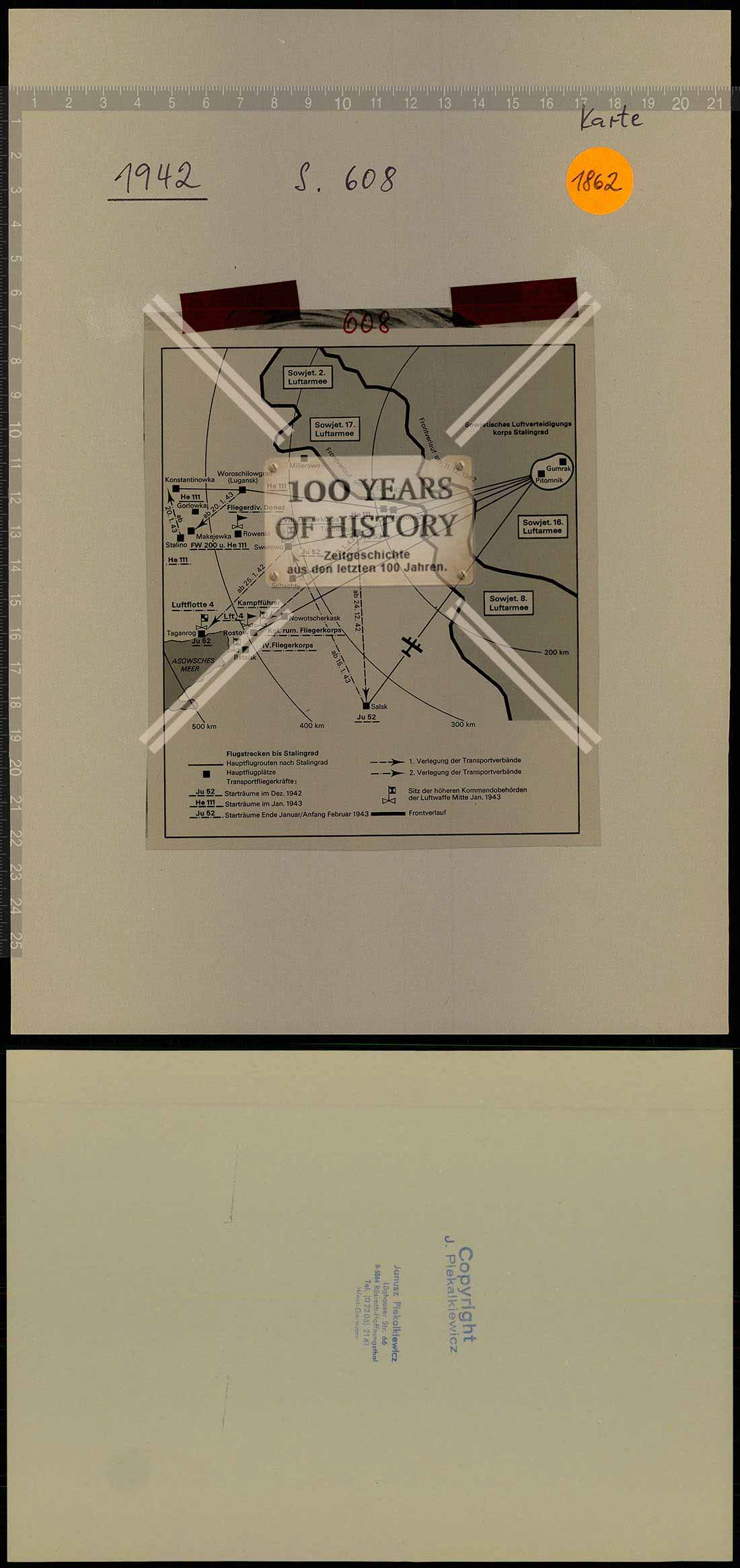 Truppenkarte Folie aus Archiv Janusz Piekakiewicz 1939 - 45 G2020-04-21-431