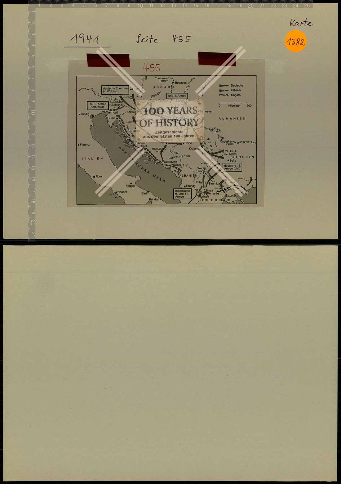Truppenkarte Folie aus Archiv Janusz Piekakiewicz 1939 - 45 G2020-04-21-436