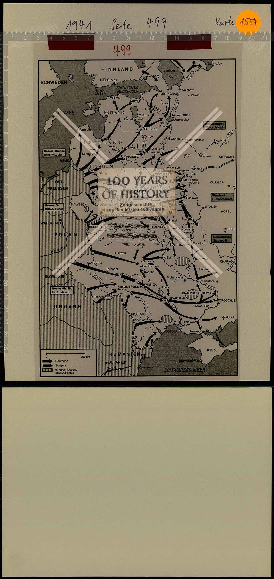 Truppenkarte Folie aus Archiv Janusz Piekakiewicz 1939 - 45 G2020-04-21-440