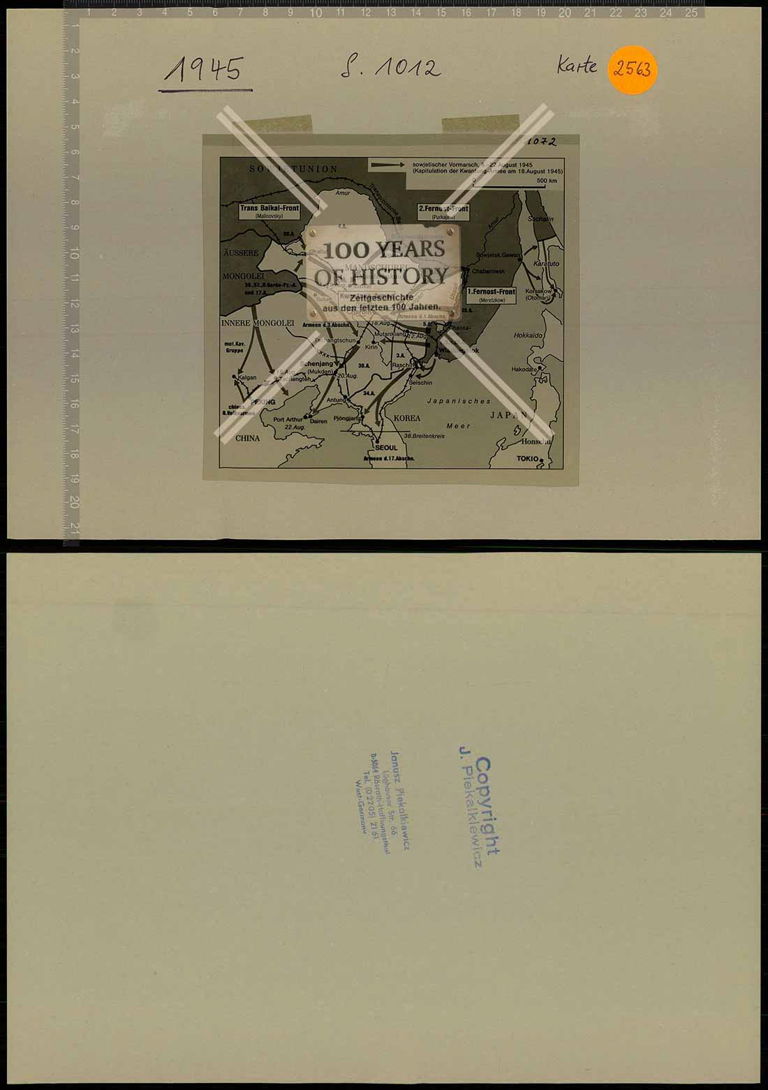 Truppenkarte Folie aus Archiv Janusz Piekakiewicz 1939 - 45 G2020-04-21-441