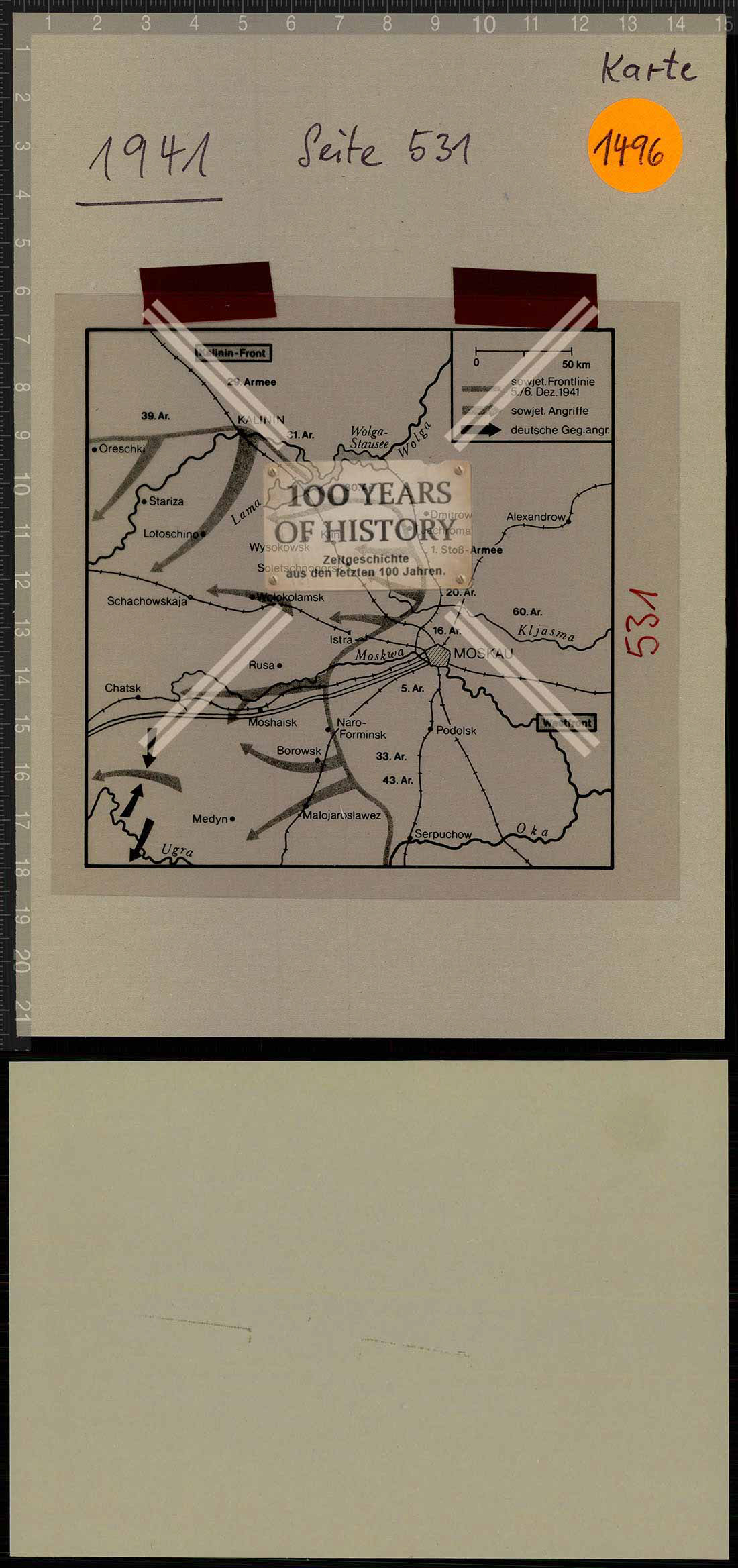 Truppenkarte Folie aus Archiv Janusz Piekakiewicz 1939 - 45 G2020-04-21-447