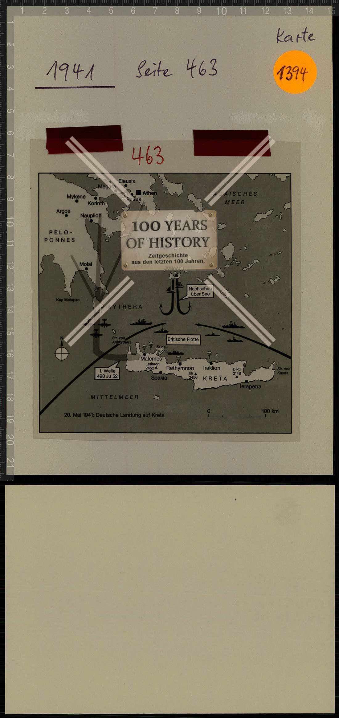 Truppenkarte Folie aus Archiv Janusz Piekakiewicz 1939 - 45 G2020-04-21-450