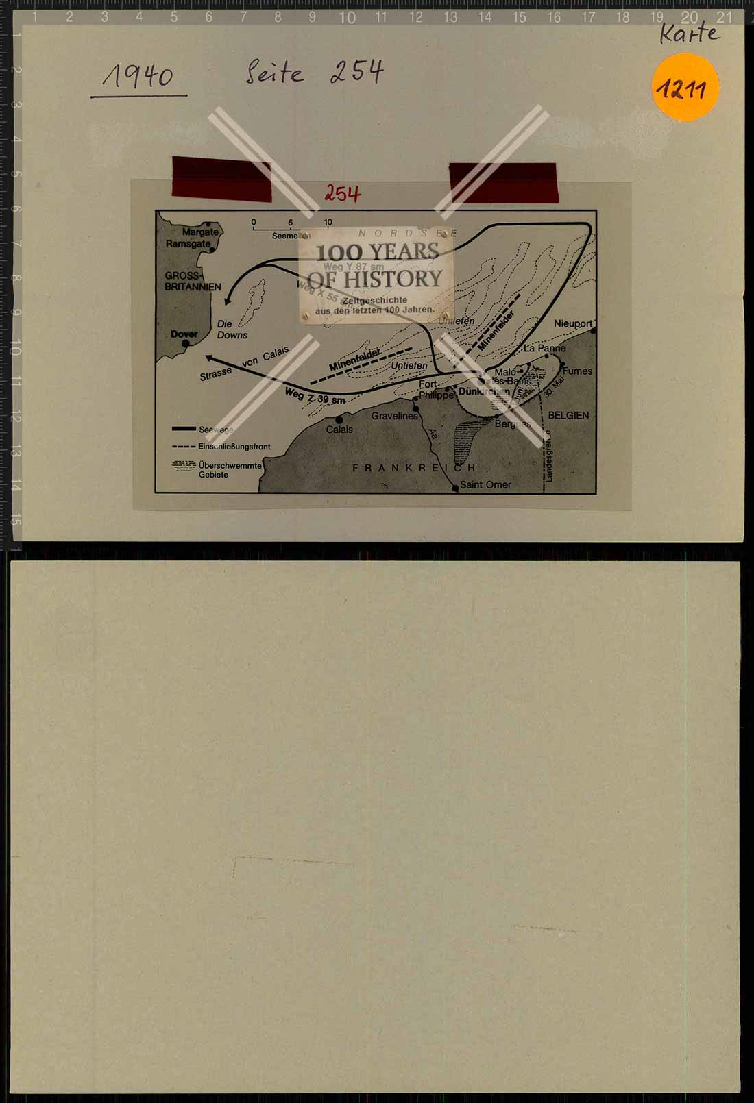 Truppenkarte Folie aus Archiv Janusz Piekakiewicz 1939 - 45 G2020-04-21-454