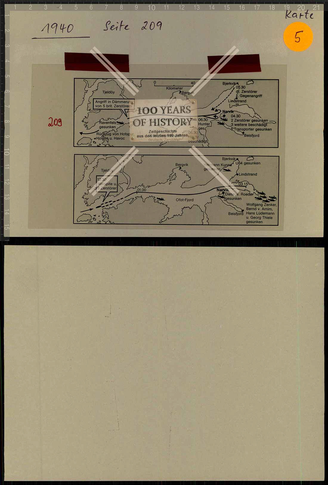Truppenkarte Folie aus Archiv Janusz Piekakiewicz 1939 - 45 G2020-04-21-455