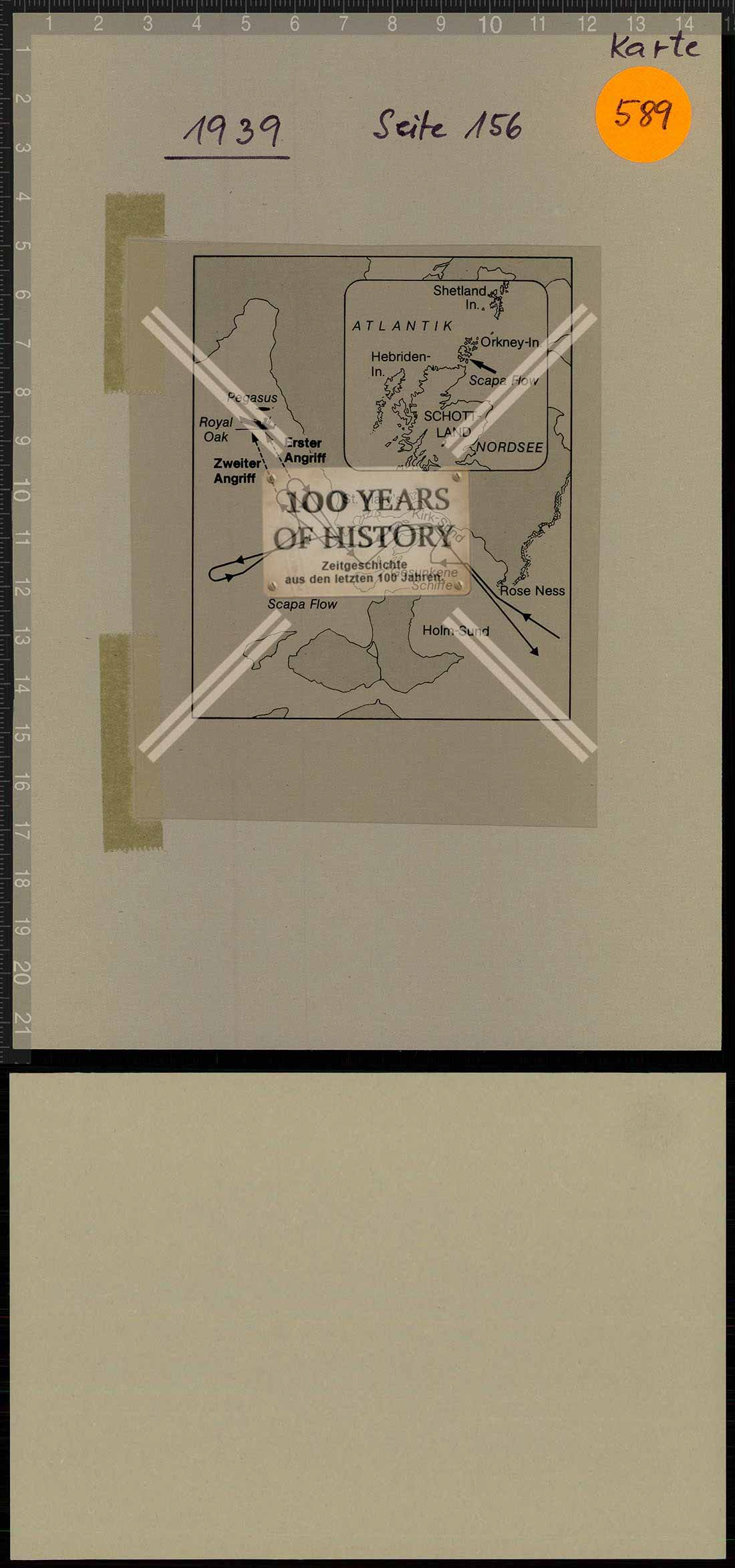 Truppenkarte Folie aus Archiv Janusz Piekakiewicz 1939 - 45 G2020-04-21-456