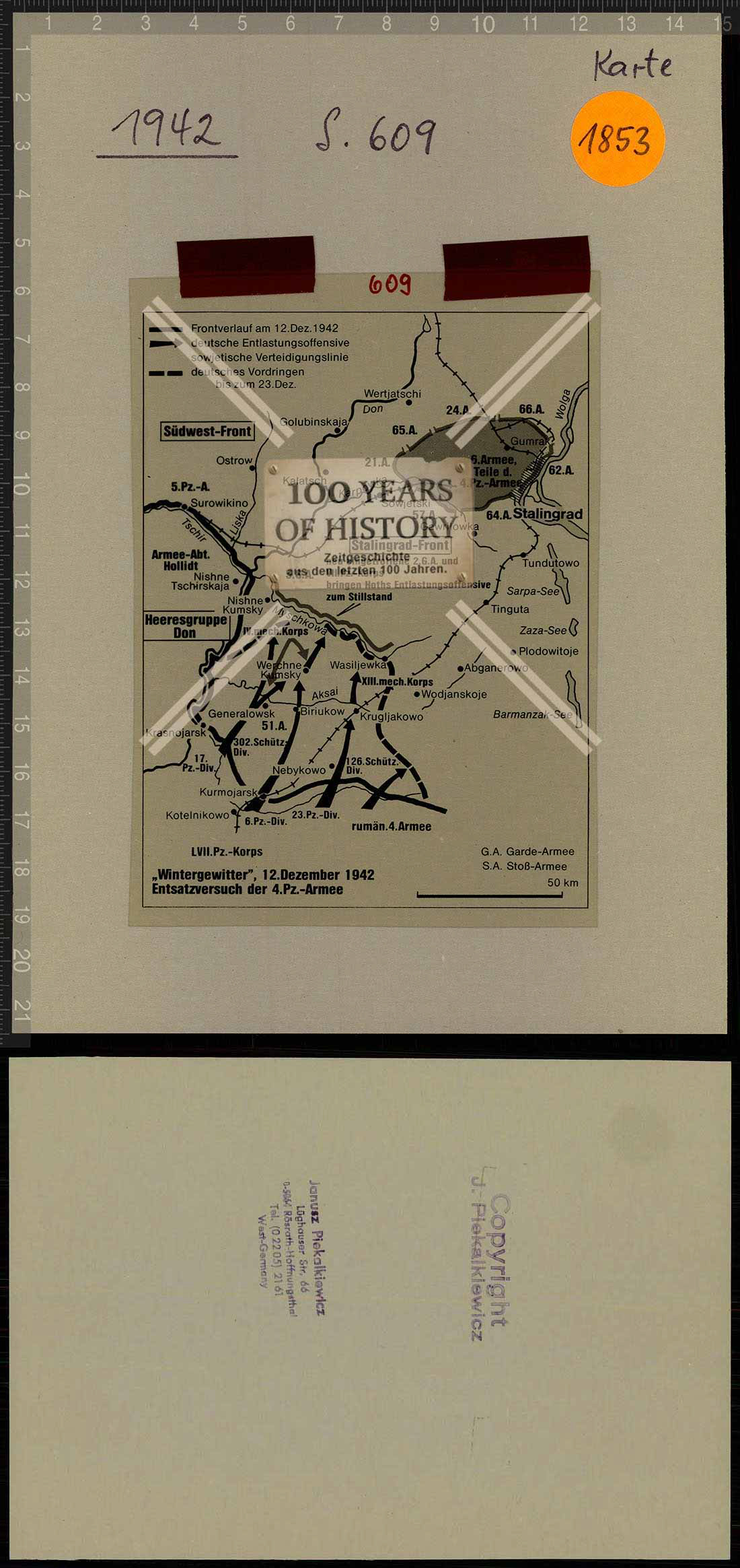 Truppenkarte Folie aus Archiv Janusz Piekakiewicz 1939 - 45 G2020-04-21-457