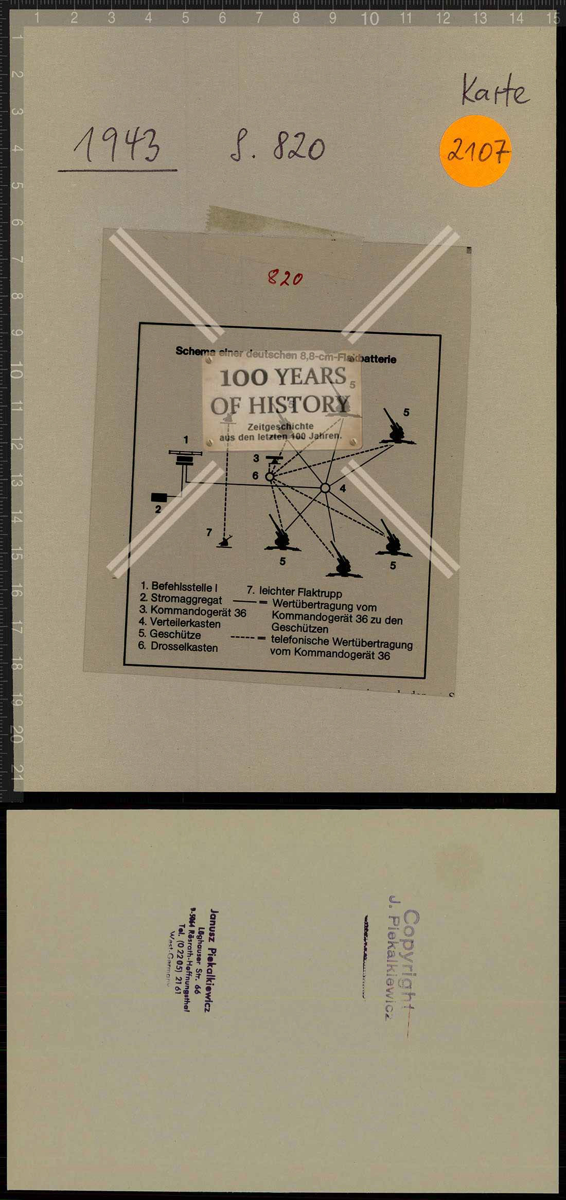 Truppenkarte Folie aus Archiv Janusz Piekakiewicz 1939 - 45 G2020-04-21-468