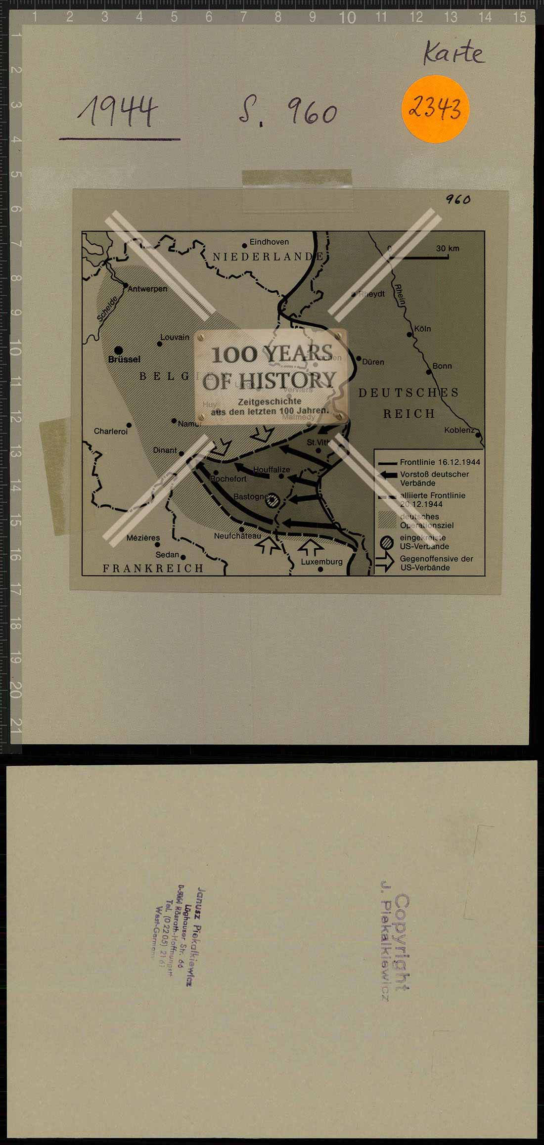 Truppenkarte Folie aus Archiv Janusz Piekakiewicz 1939 - 45 G2020-04-21-471