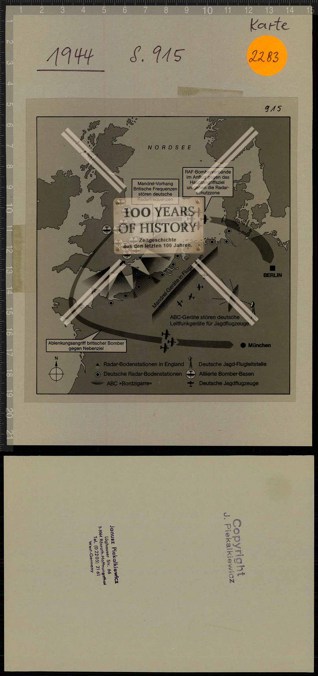 Truppenkarte Folie aus Archiv Janusz Piekakiewicz 1939 - 45 G2020-04-21-472