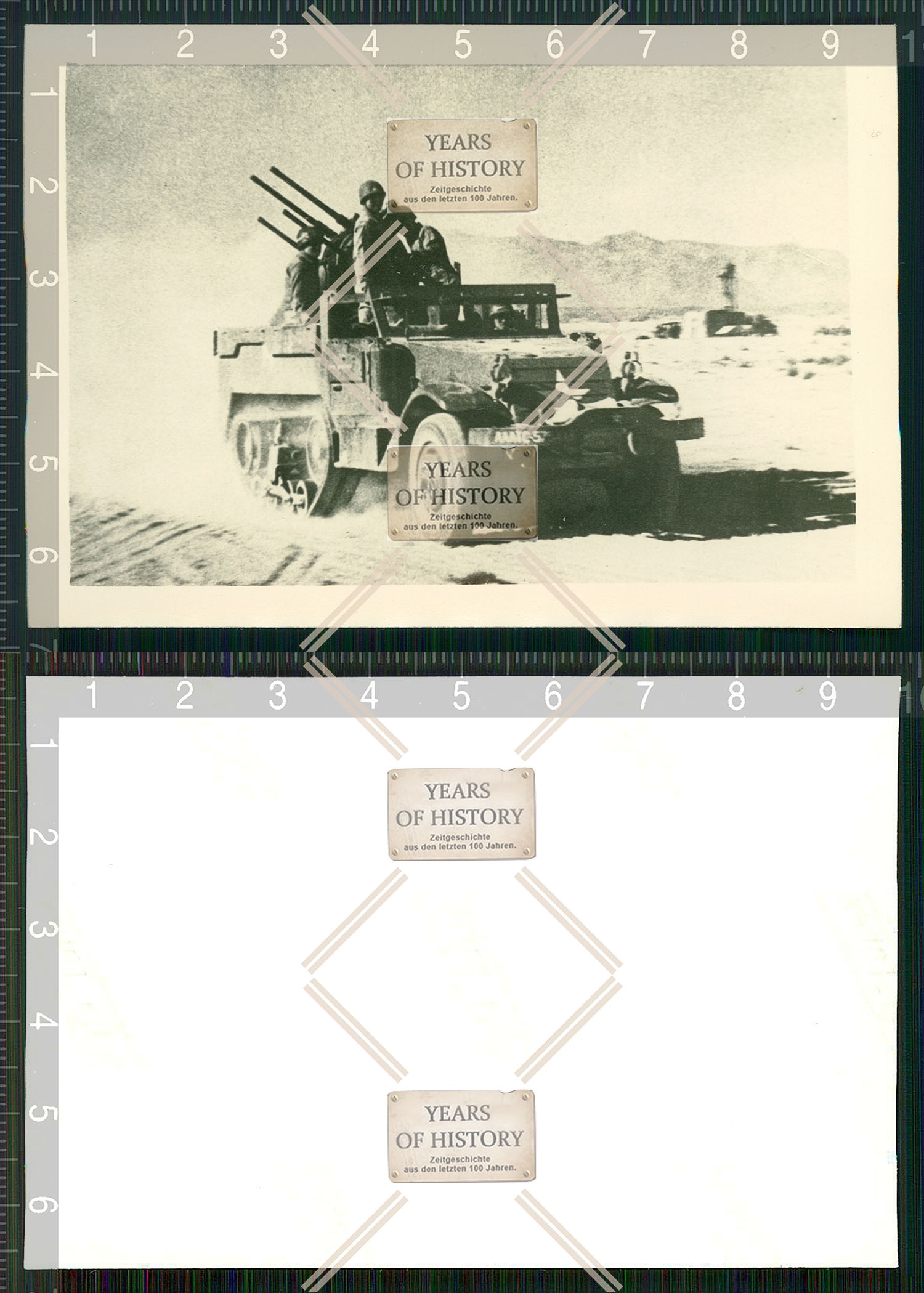 Foto kein Zeitgenössisches Original Englisch Halbkette mit Vierling Flak SdKfz M2020-06-23-024