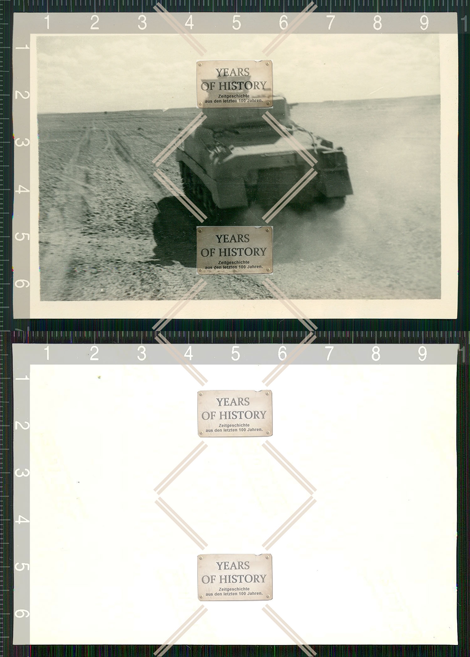 Foto kein Zeitgenössisches Original Panzer Tank Wüste Afrika M2020-06-23-082