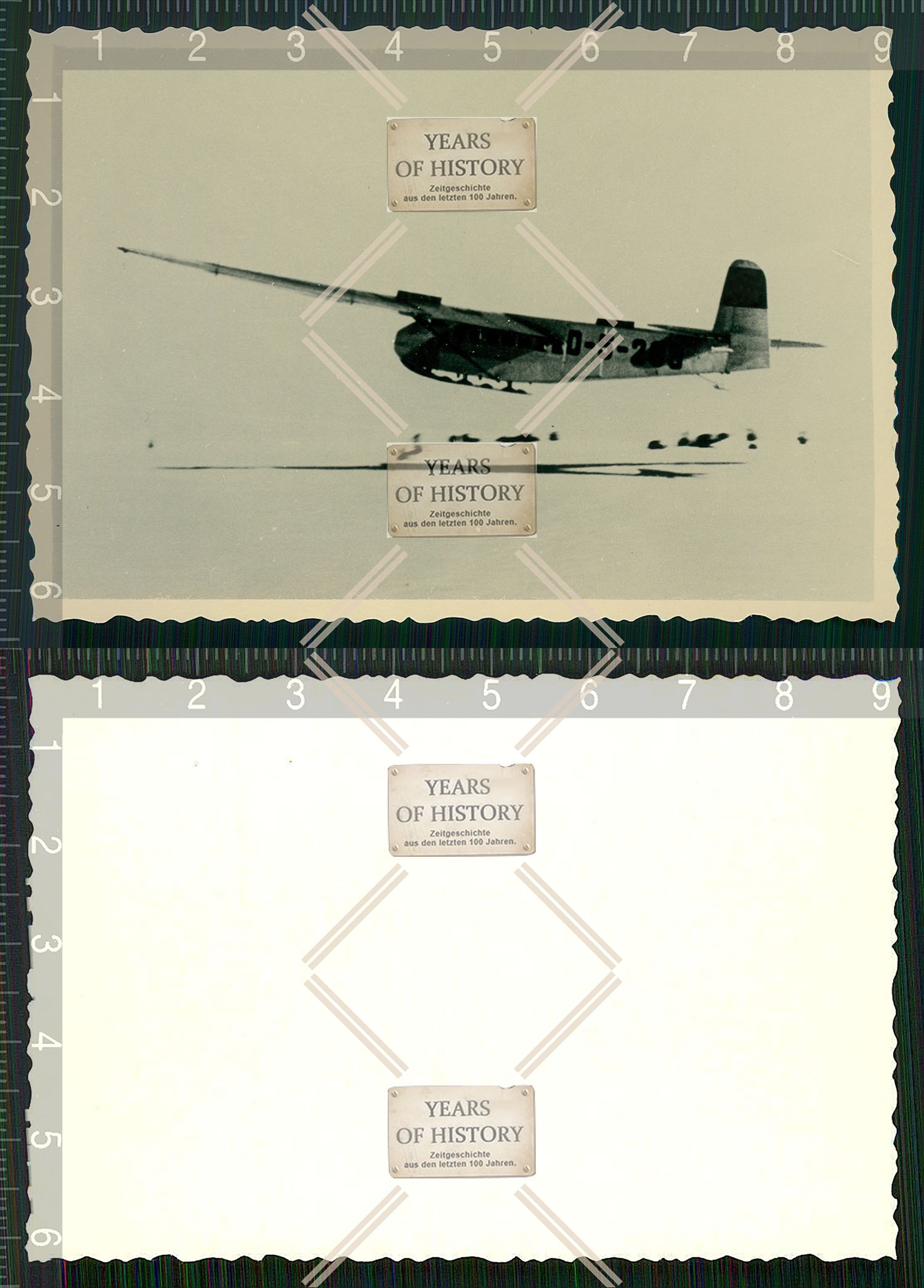 Foto kein Zeitgenössisches Original Flugzeug airplane aircraft Lastensegler M2020-06-23-094