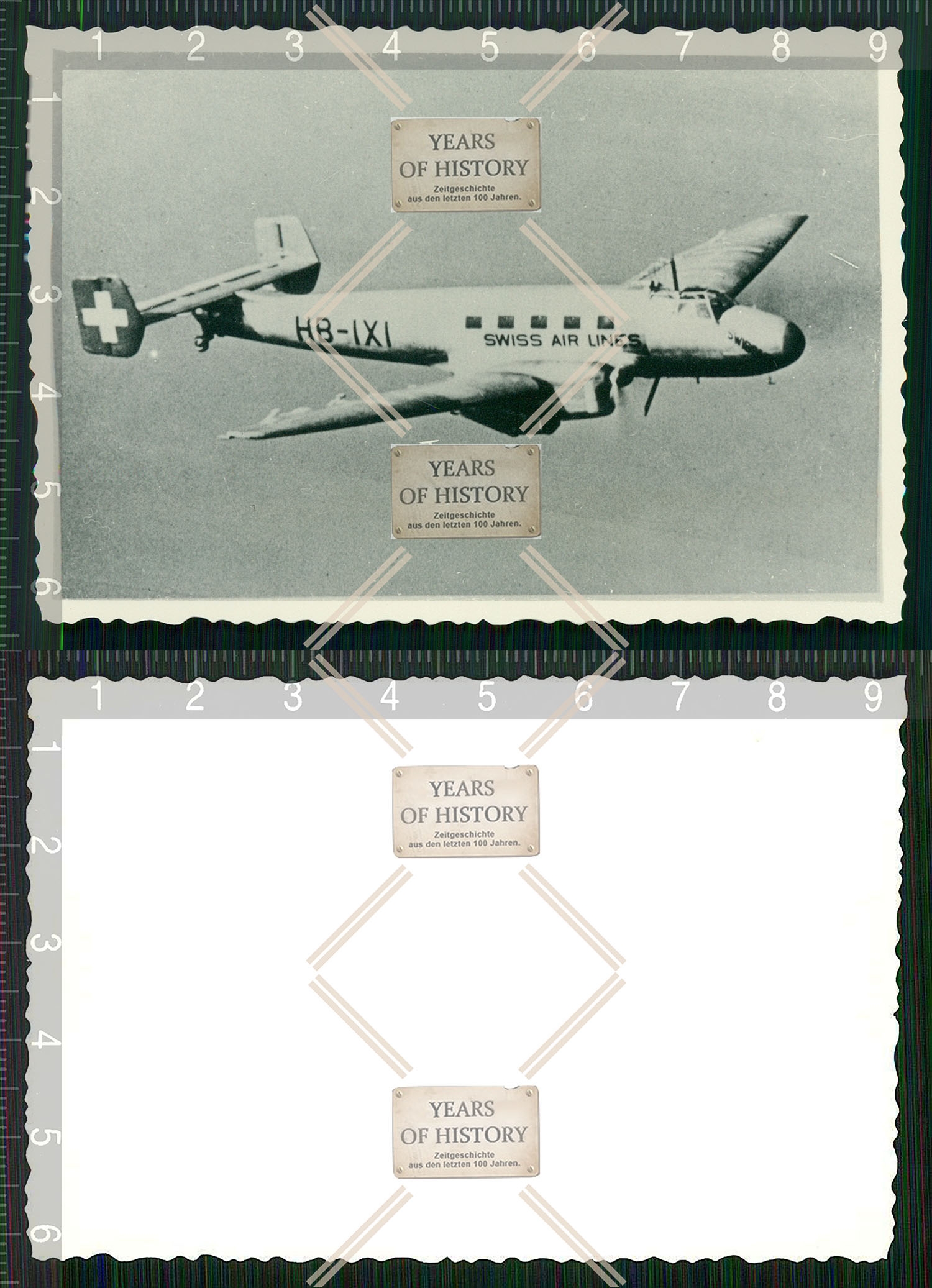 Foto kein Zeitgenössisches Original Flugzeug airplane aircraft Swiss Schweiz M2020-06-23-106