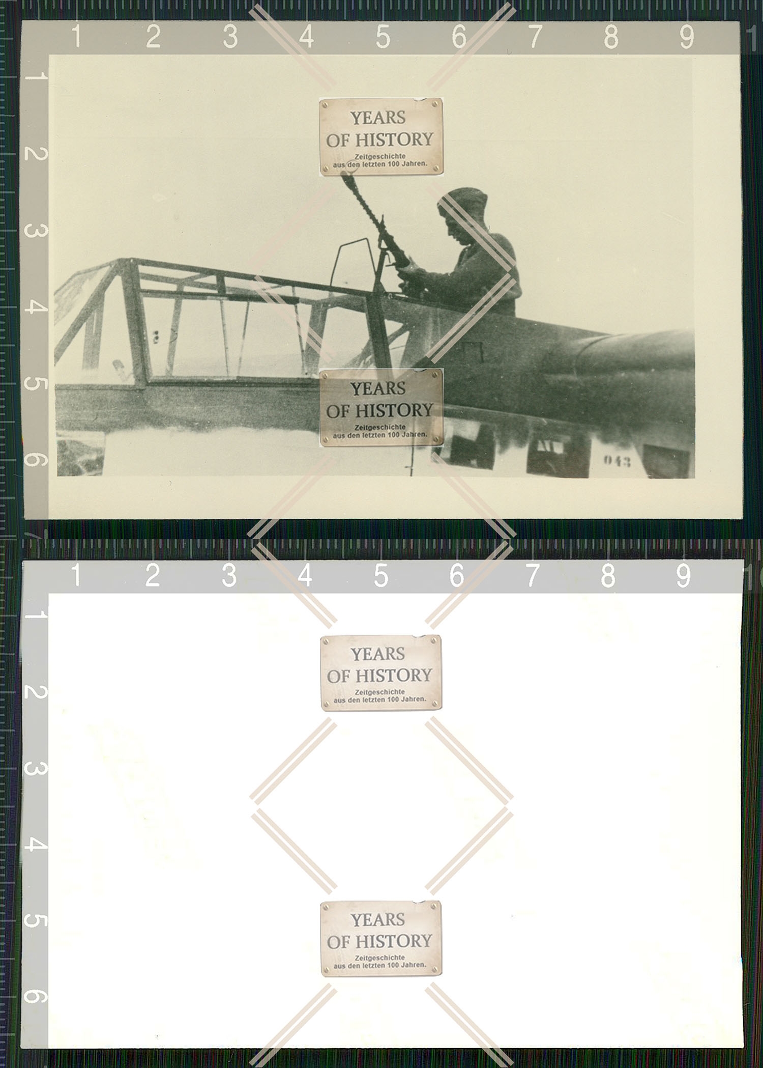 Foto kein Zeitgenössisches Original Flugzeug airplane aircraft Bord MG M2020-06-23-111