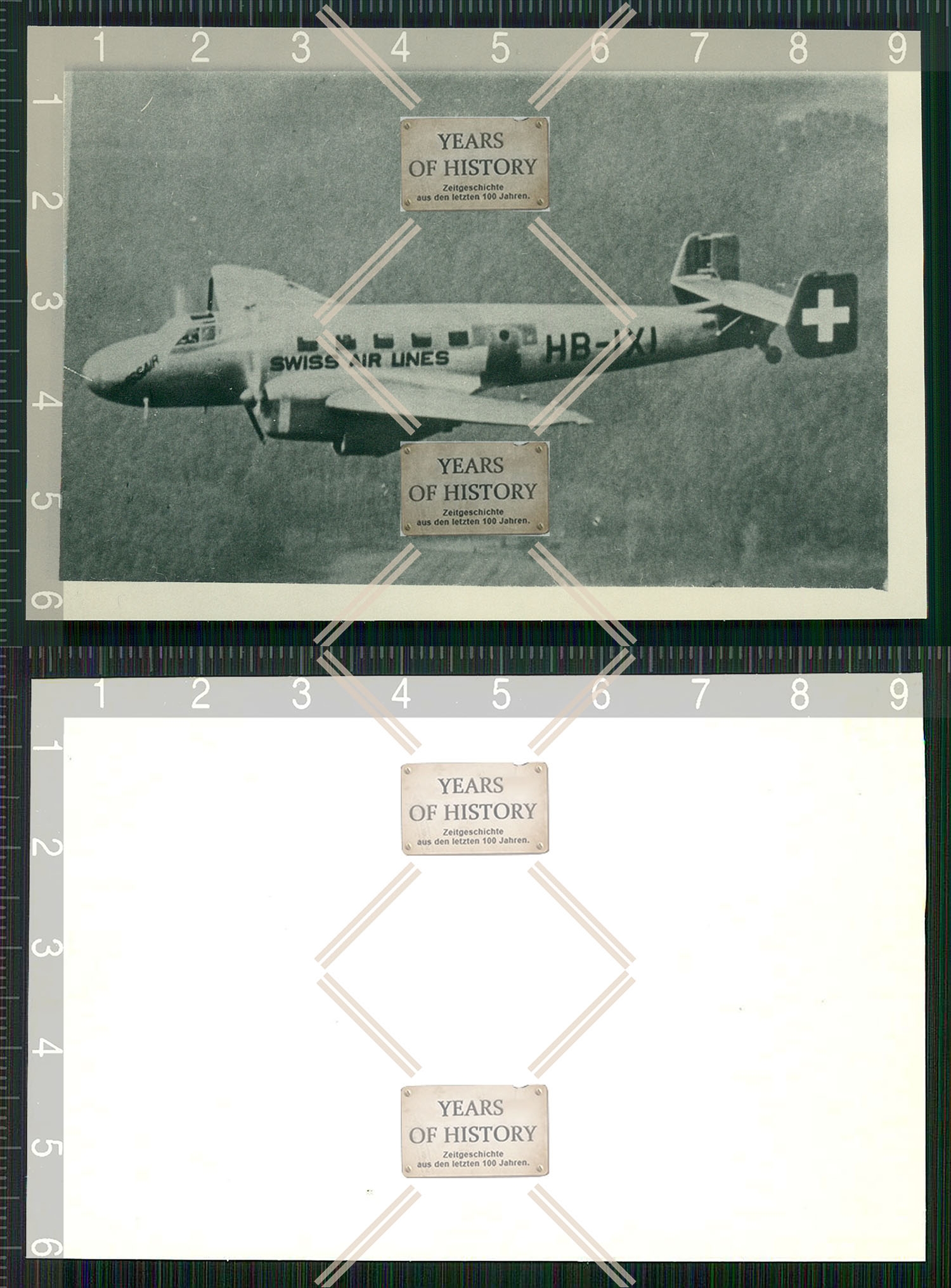 Foto kein Zeitgenössisches Original Flugzeug airplane aircraft Swiss Schweiz M2020-06-23-127