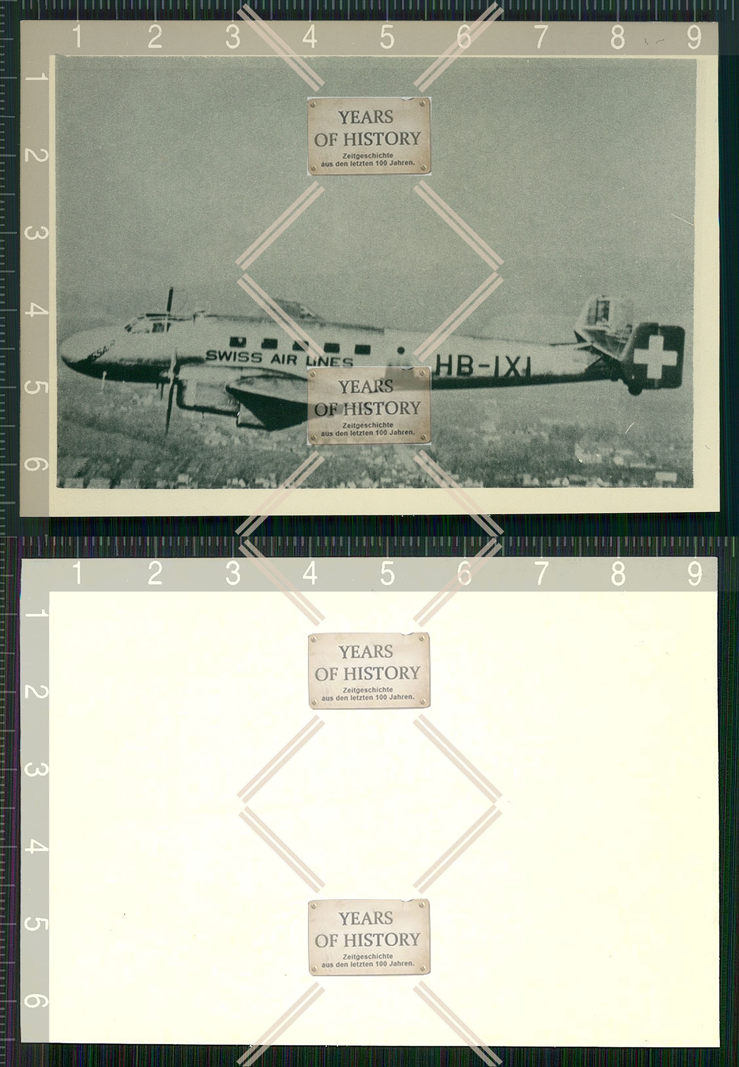 Foto kein Zeitgenössisches Original Flugzeug airplane aircraft Swiss Schweiz M2020-06-23-128