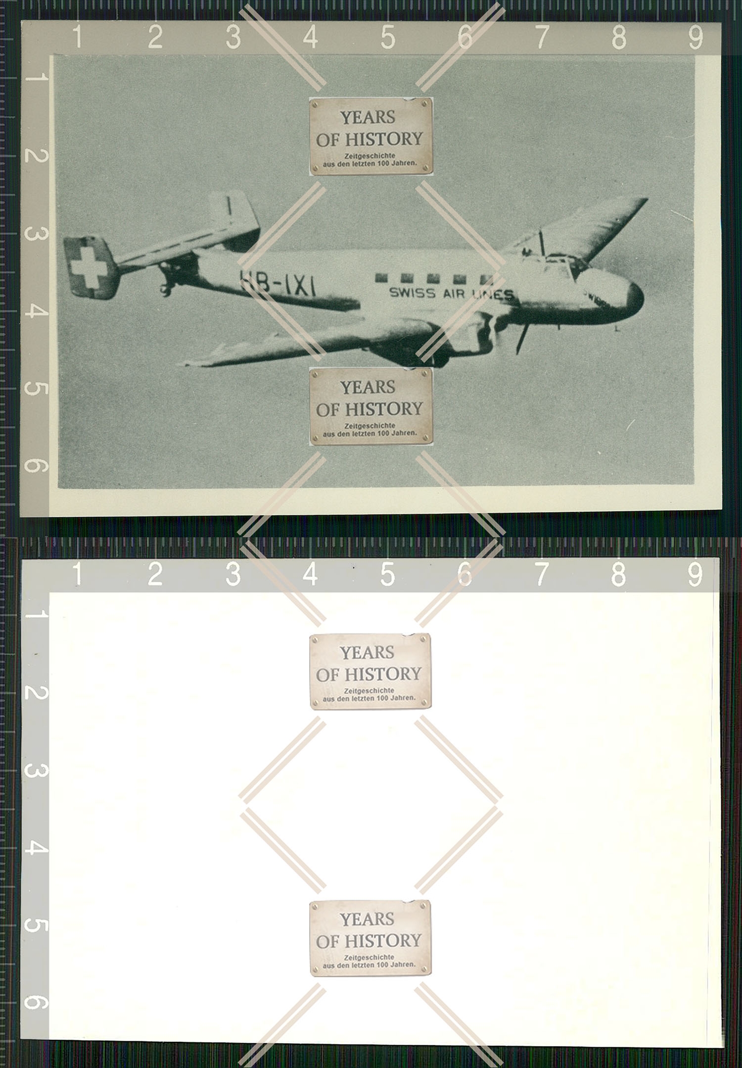 Foto kein Zeitgenössisches Original Flugzeug airplane aircraft Swiss Schweiz M2020-06-23-129