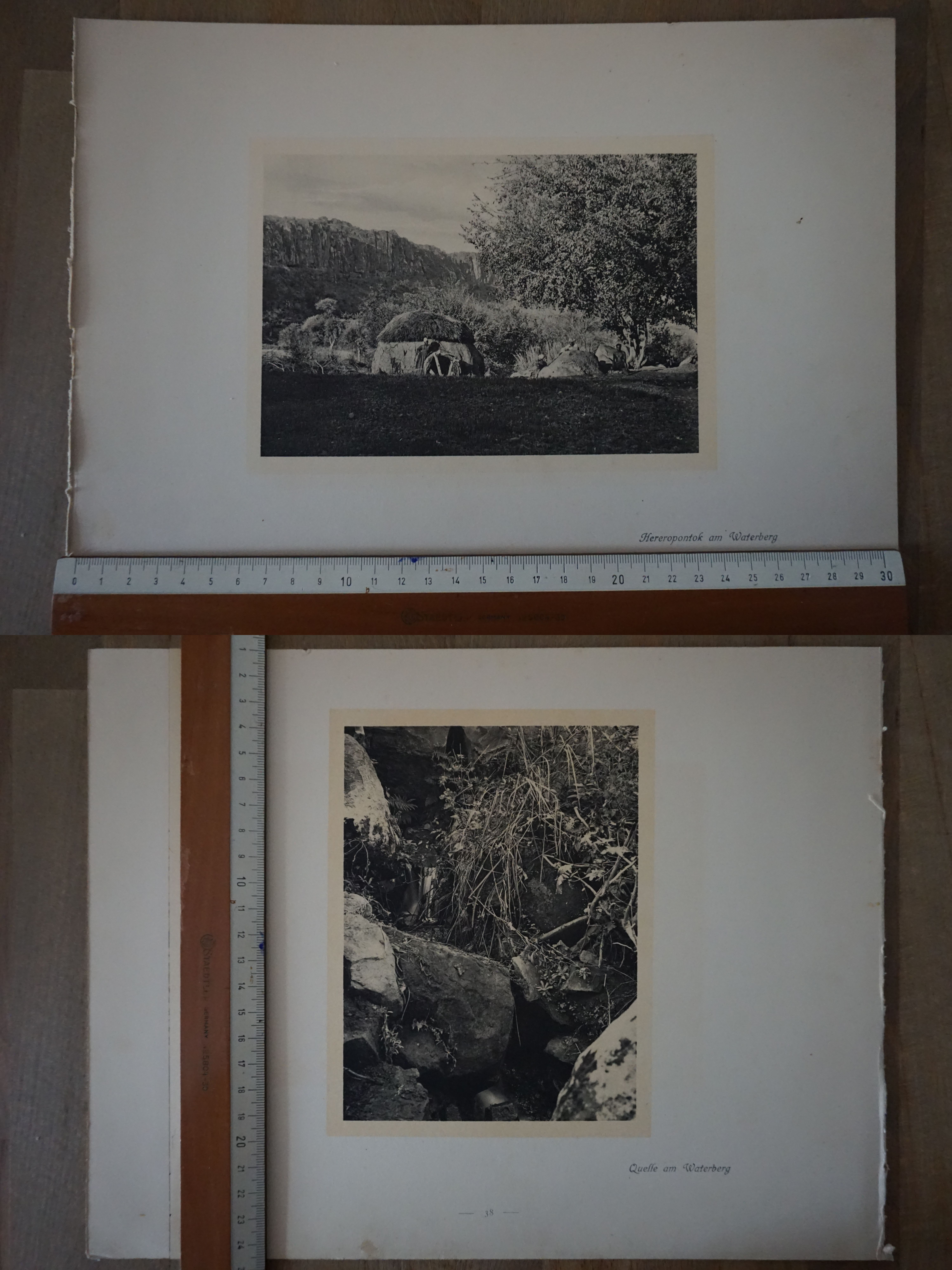 Orig. Druck Aufnahme Hereropontok Quelle Waterberg Windhuk G2020-10-20-019