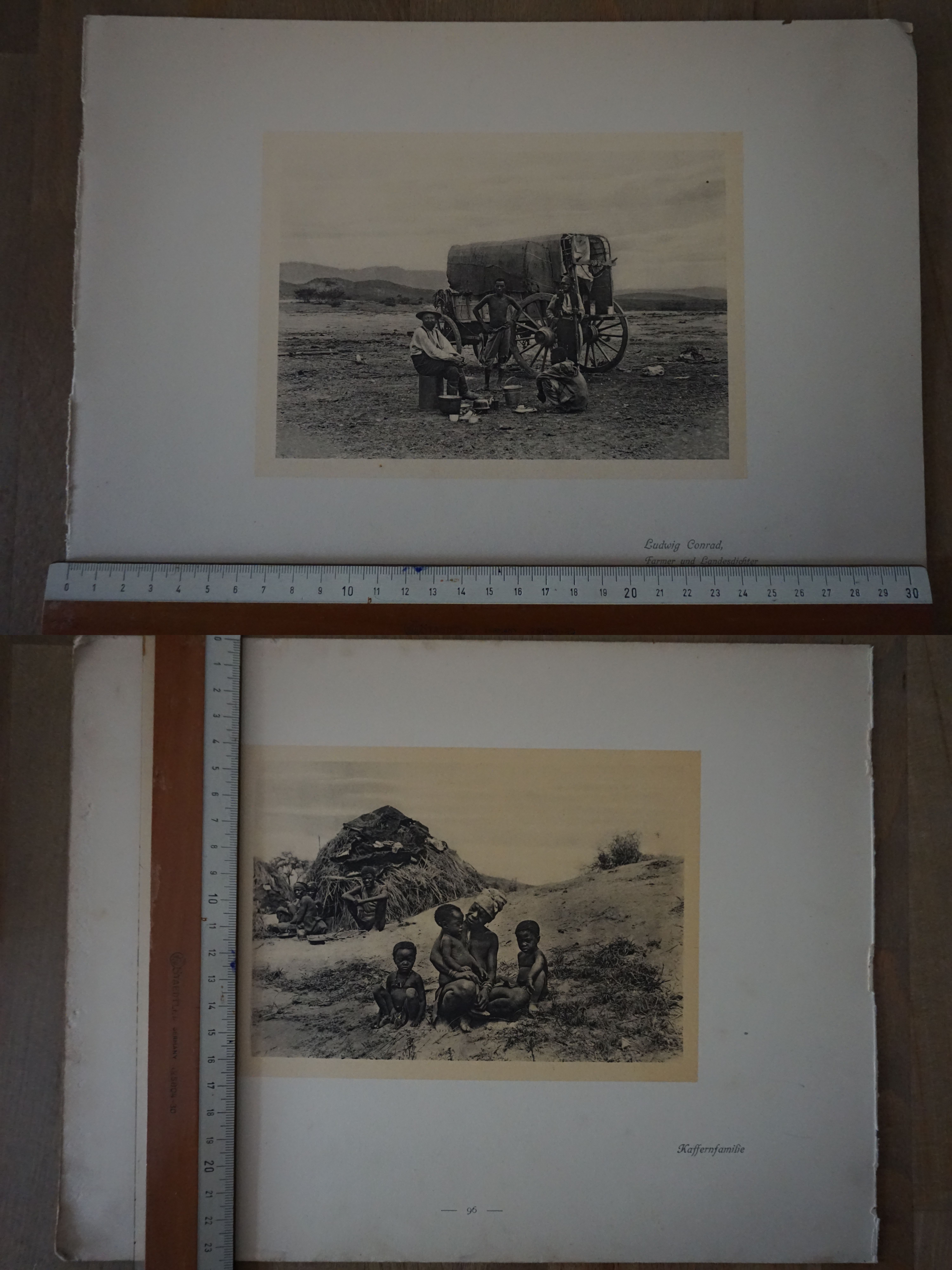 Orig. Druck Aufnahme Farmer Ludwig Conrad Kaffernfamilie Windhuk G2020-10-20-048