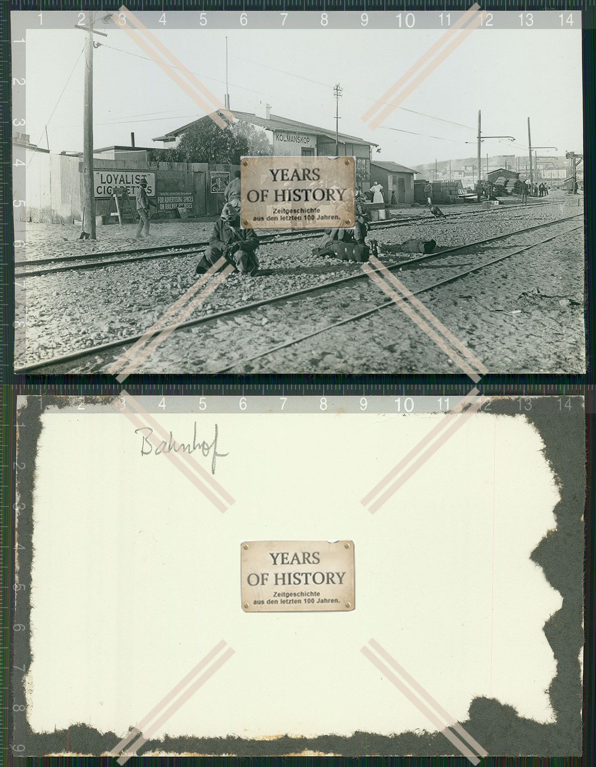 Orig. Foto Bahnhof Namibia Kolmanskop Lüderitz Diamanten Bergbaustadt 1929-30 Windhoek M2020-11-12-005