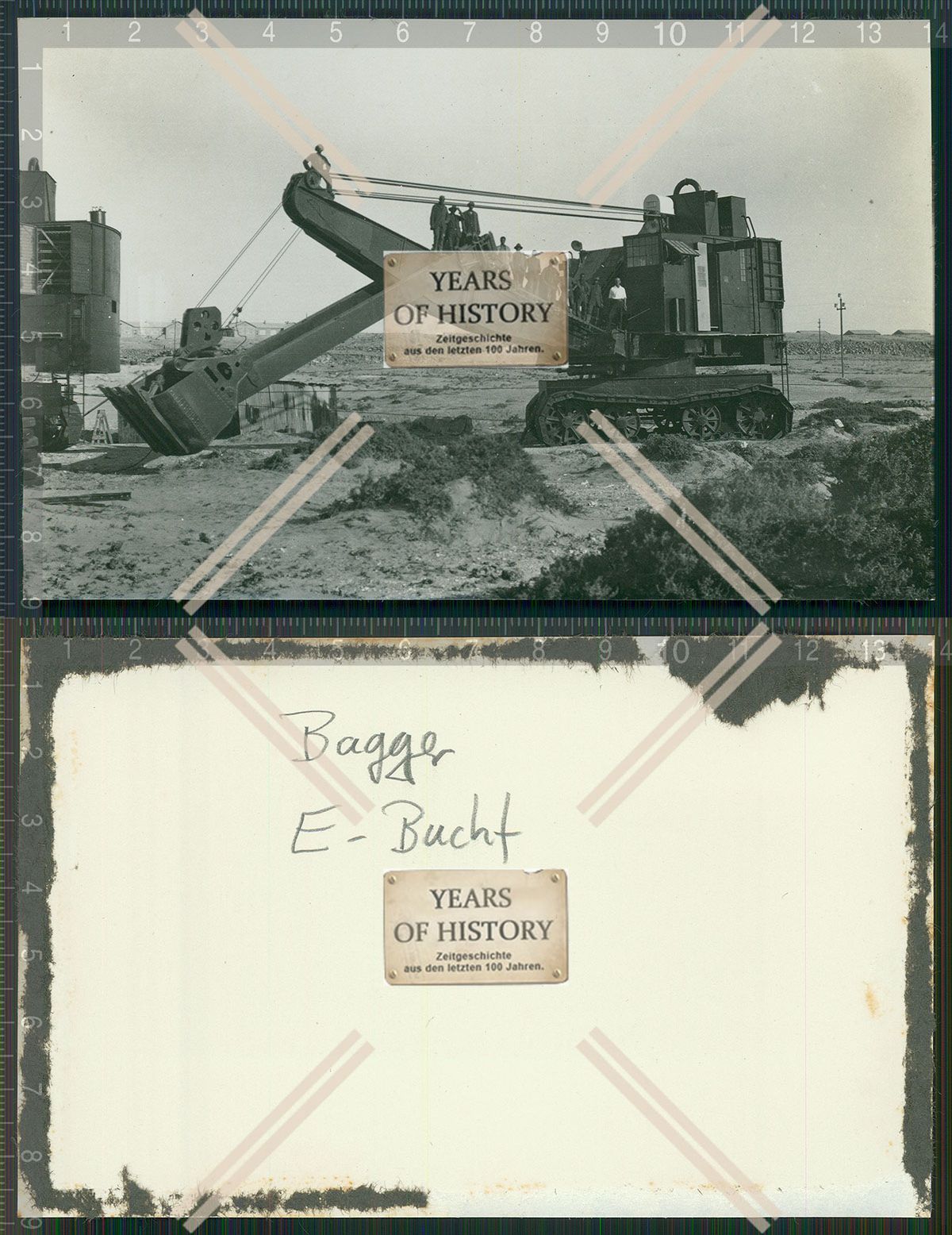 Orig. Foto Bagger Namibia Kolmanskop Lüderitz Diamanten Bergbaustadt 1929-30 Windhoek M2020-11-12-025