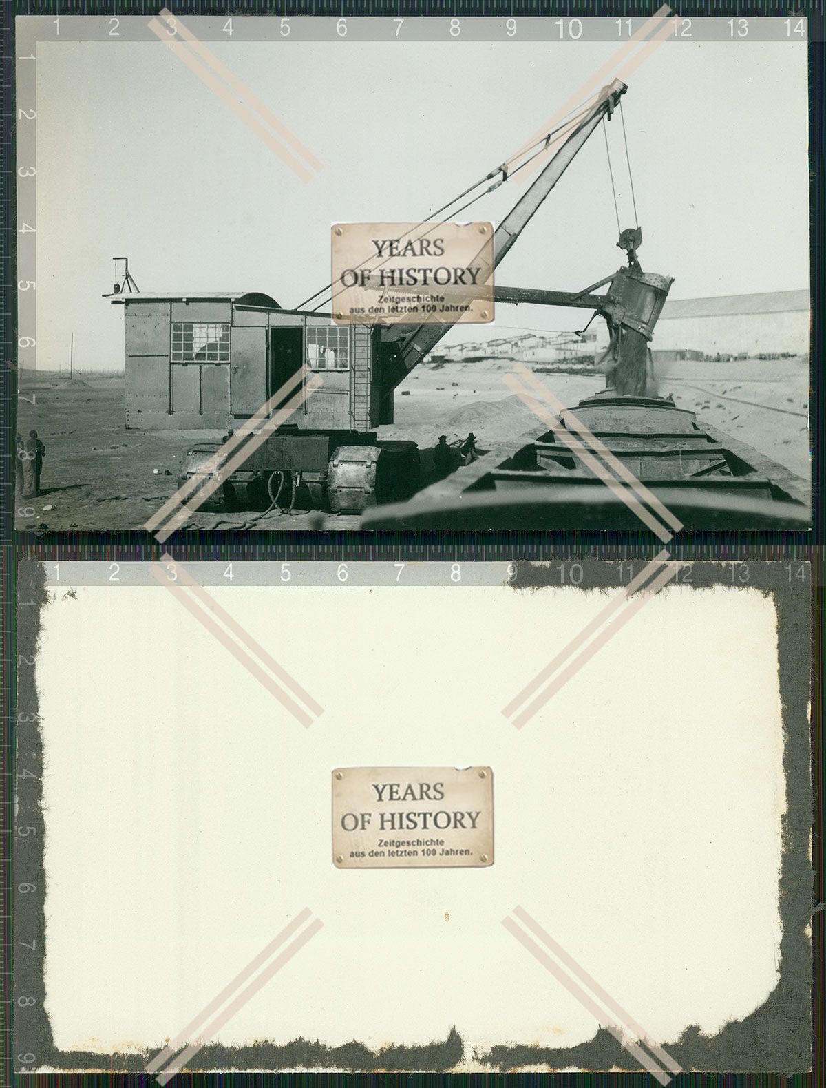 Orig. Foto Bagger Namibia Kolmanskop Lüderitz Diamanten Bergbaustadt 1929-30 Windhoek M2020-11-12-040