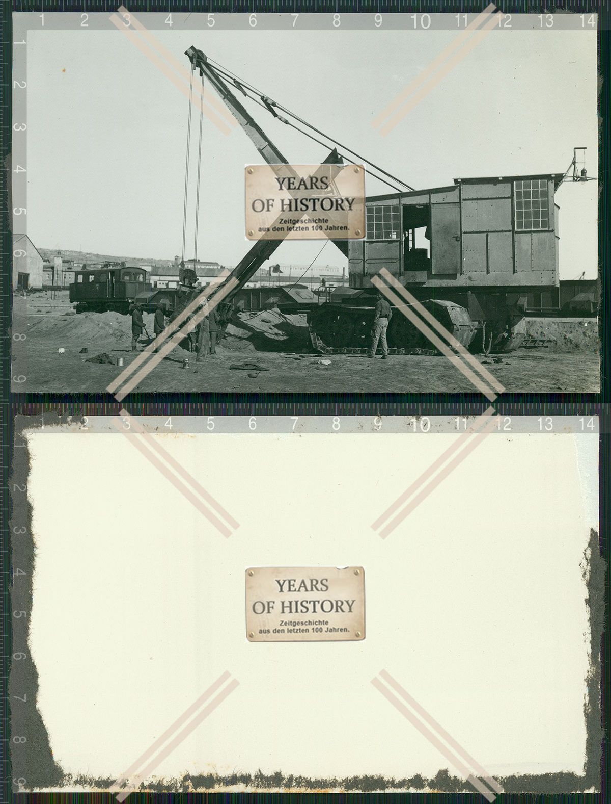 Orig. Foto Bagger Namibia Kolmanskop Lüderitz Diamanten Bergbaustadt 1929-30 Windhoek M2020-11-12-041